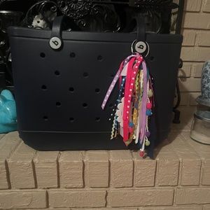 OG Blush and Navy Large Bogg Bags